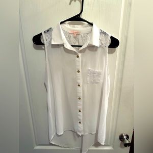 White Button Up Blouse